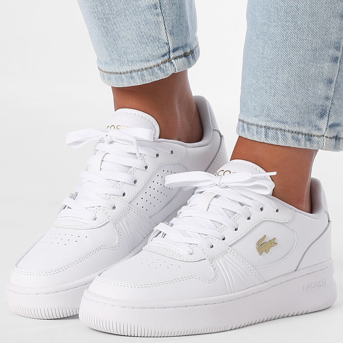 Polo LC™ L001 Set 225 — Blanc / Doré — Femme