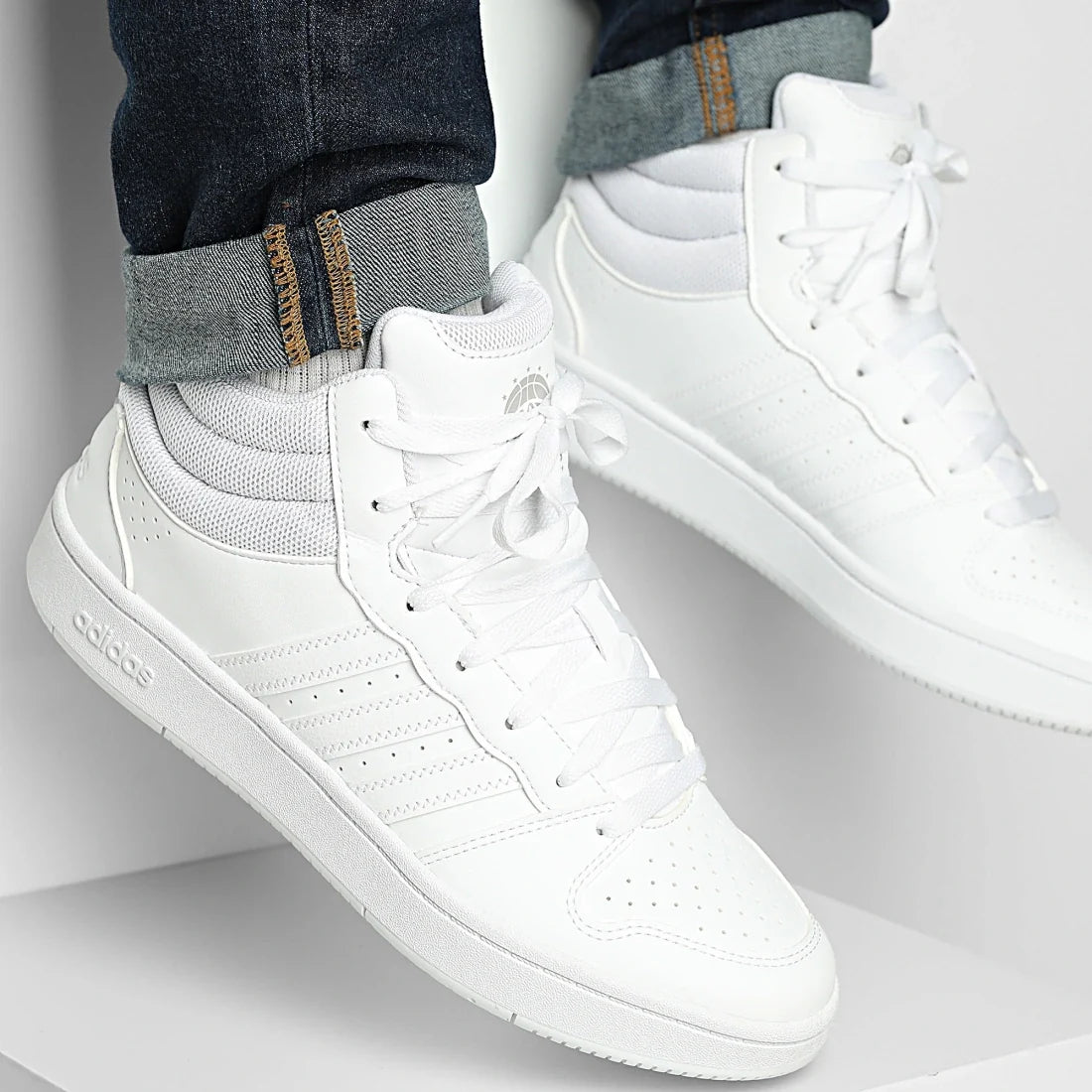 Baskets AD™ Lifestyle — Blanc / Blanc — Montantes Authentic