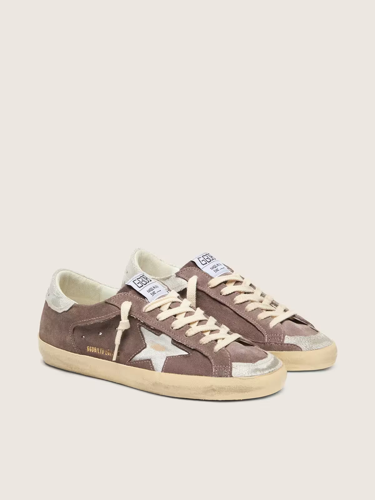 Golden Goose Super-Star — Cuir Velours Femme