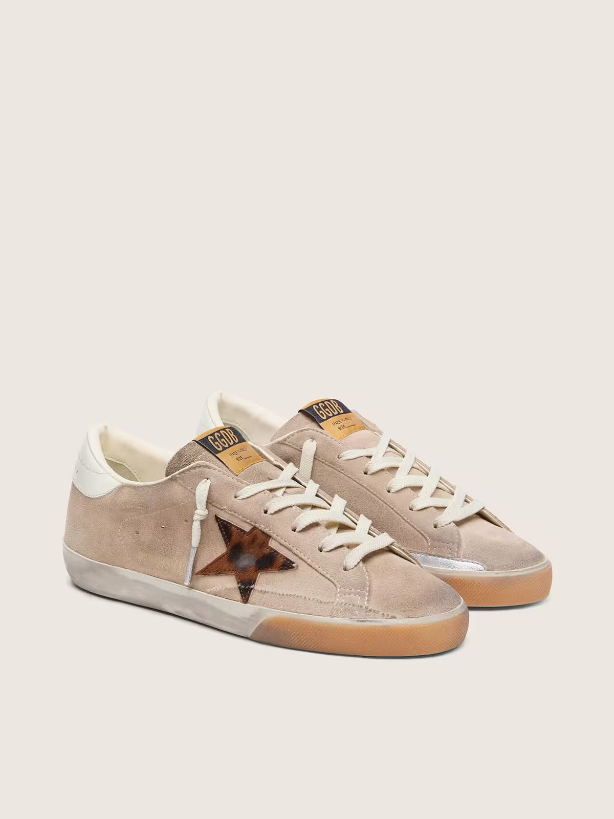 Golden Goose Super-Star — Cuir Velours Femme