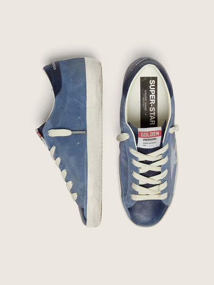 Golden Goose Super-Star — Cuir Velours Femme