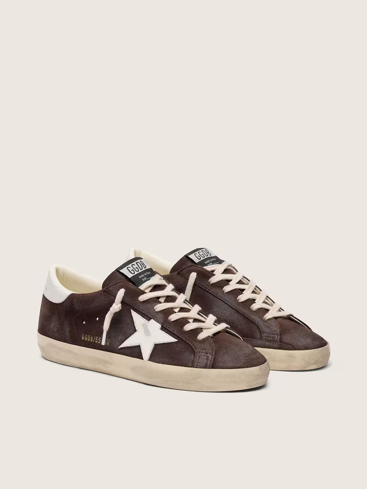 Golden Goose Super-Star — Cuir Velours Femme
