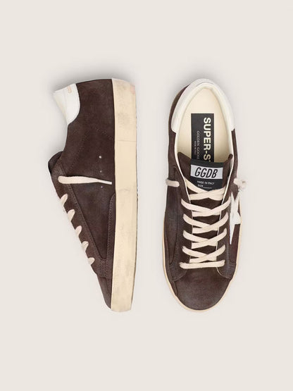 Golden Goose Super-Star — Cuir Velours Femme
