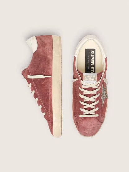 Golden Goose Super-Star — Cuir Velours Femme