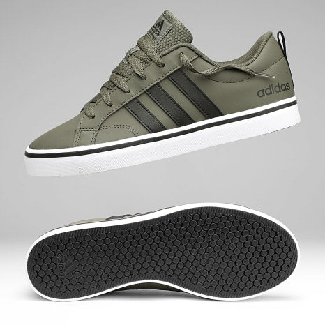 Adidas Sportswear Lifestyle 3 Stripes Sneakers Khaki Black